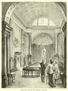 The Old House of Lords, Dublin av English School