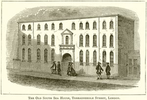 The Old South Sea House, Threadneedle Street, London av English School