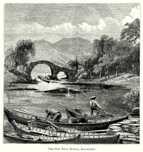 The Old Weir Bridge, Killarney (gravyr) av English School
