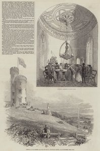 Invigningen av Mathew and City of London Temperance Tower (gravyr) av English School