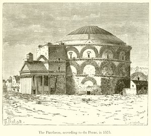 Pantheon, enligt du Perac, 1575 av English School