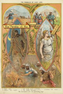 Kristi liknelser: liknelsen om ogräset (chromolitho) av English School