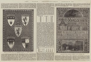 Paris internationella utställning (gravyr) av English School