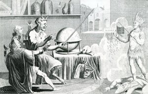 Parlmt. upplöst, eller, Djävulen blev spåkvinna, graverad av G. Terry, cirka 1774 av English School