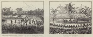 The Peace Palaver at Whydah (gravyr) av English School