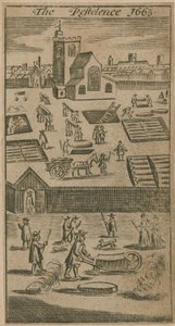 Pestelencen 1665 av English School