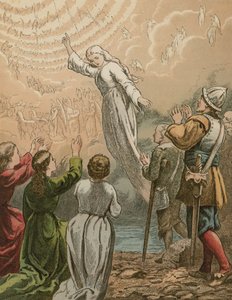 Pilgrimerna går in i den himmelska staden av English School
