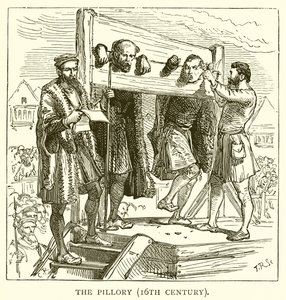The Pilory (1500-talet) av English School
