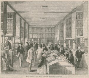 Prerogative Will Office, Doctors Commons, London av English School