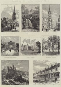 Preston Guild Festival, Sketches of Preston (gravyr) av English School