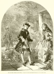 Prinsessan Amelia försöker en försoning mellan George III. och Lord Bute av English School
