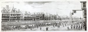The Procession of Marie de Medici along Cheapside, 1638, publicerad av William Herbert (1771-1851) och Robert Wilkinson (fl.1785-1825) 1809 av English School