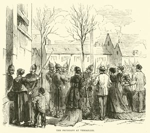 Preussarna i Versailles, januari 1871 av English School