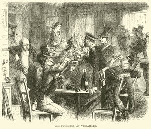 Preussarna i Versailles, oktober 1870 av English School