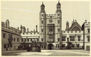 Fyrhörningen, Eton College (litografi) av English School