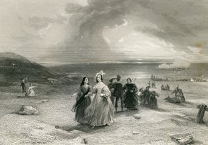 Drottningen i Burlington, av R. Wallis, 1844 av English School