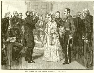 Drottningen på Kilmainham Hospital av English School