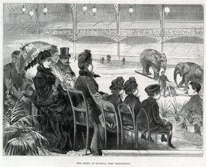 Drottningen i Olympia, West Kensington av English School