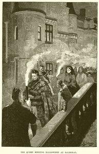 Die Königin feiert Halloween in Balmoral von English School