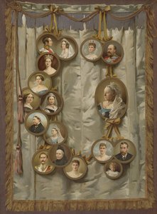 Drottningens jubileum (chromolitho) av English School