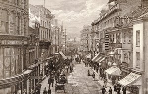 Drottningens besök i Birmingham: The High Street, från 
