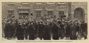 The Recent Assassination of a Dublin Detective, ordförande Sergeant Danvers vid Trinity College, Dublin av English School