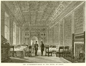 The Refreshment-Room of the House of Lords av English School