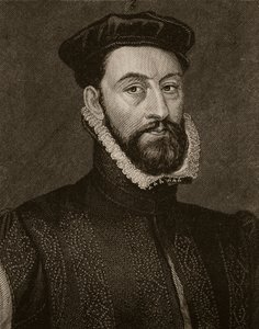 The Regent Murray, illustration från Cassells Illustrated History of England (sepiafoto) av English School
