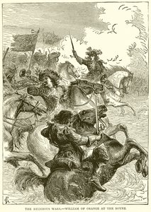 Religiösa krigen.--William av Orange vid Boyne
