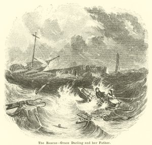 Räddningen, Grace Darling och hennes far av English School