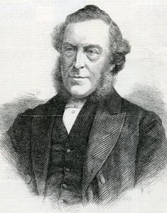 Pastor John Bedford, president för Wesleyan Methodist Conference, 1867 av English School