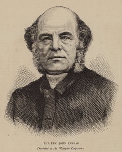 Pastor John Farrar (gravyr) av English School