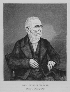 Pastor Patrick Bronte (gravyr) av English School