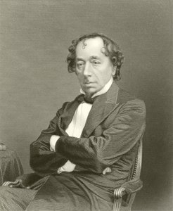 Den högra Hon Benjamin Disraeli av English School