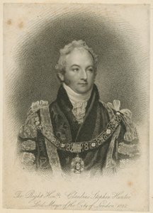 Den höge ärade Claudius Stephen Hunter, Londons borgmästare av English School