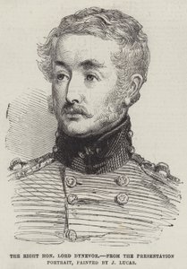The Right Honorable Lord Dynevor (gravyr) av English School
