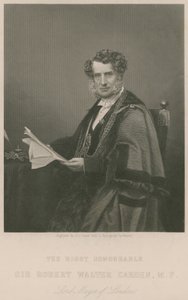 Den höge ärade Sir Walter Carden, Londons borgmästare av English School