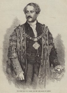The Right Honorable W F Allen, New Lord Mayor of London (gravyr) av English School