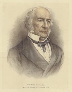 Den rätte ärade William Ewart Gladstone av English School