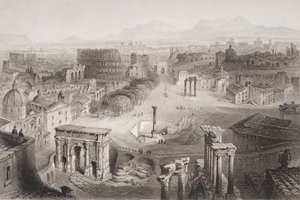 O le Fono a Roma mai le Capitoline Hill, Roma, na vaneina e A. Willmore swed av English School