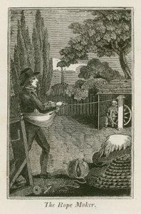 The Rope Maker (gravyr) av English School