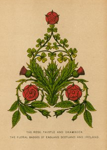 Rosen, Thistle och Shamrock. Blomstermärkena i England, Skottland och Irland av English School