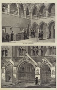 Kungliga domstolarna (gravyr) av English School