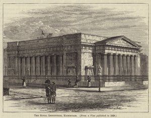 The Royal Institution, Edinburgh (gravyr) av English School