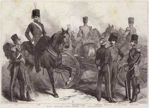 Royal Regementet of Artillery (gravyr) av English School