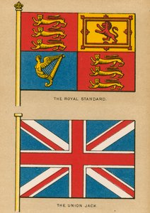 Den kungliga standarden. Brittiska flaggan av English School