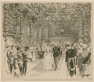 Det kungliga bröllopet, 23 juli 1896 av English School