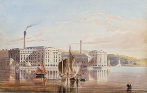 Royal William Victualling Yard, Stonehouse, c.1840 av English School