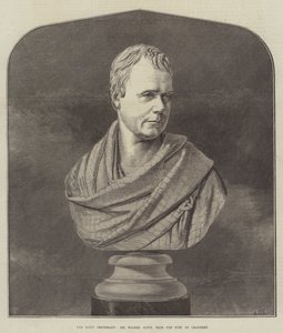 The Scott Centenary, Sir Walter Scott, från bysten av Chantrey (gravyr) av English School