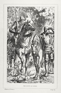 The Scouts at Patay, från The History of France, av Emile de Bonnechose, utgiven av Ward, Lock and Co, London av English School